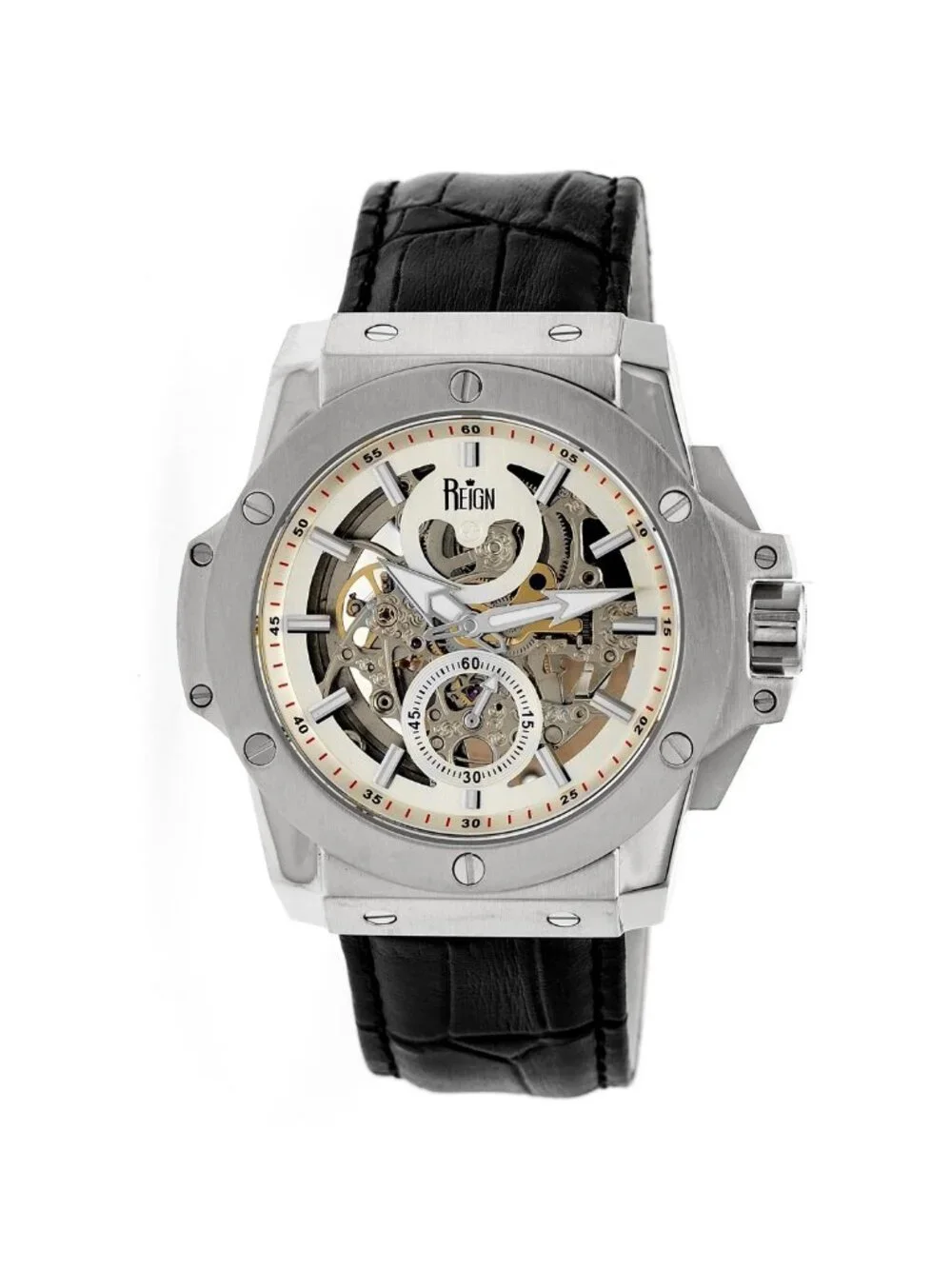 NWT Reign Commodus Automatic Silver Dial Men's Watch